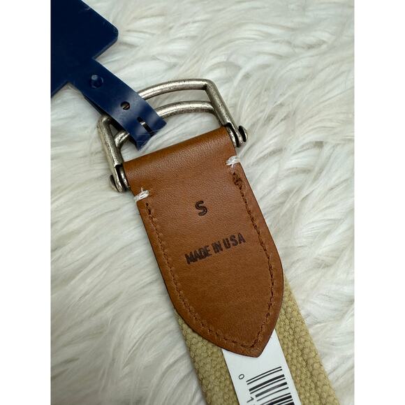 Johnnie-O Mens Red Navy Stars and Stripes Canvas Belt Small USA Patriotic NWT - Picture 14 of 14